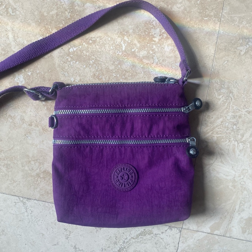 Purple Kipling Crossbody